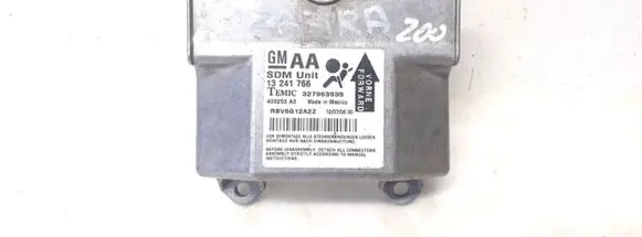 Opel Zafira B Airbag control unit/module 13241766