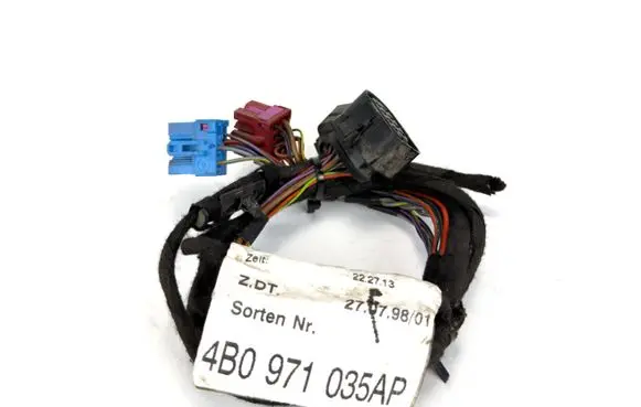 Audi A6 S6 C5 4B Rear door wiring loom 4B0971035AP 1J0973714