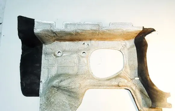 Volkswagen PASSAT B7 Heat shield in engine bay 3AB863353
