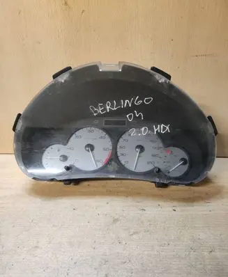Citroen Berlingo Speedometer (instrument cluster) 9646434180 6104XH 000707503