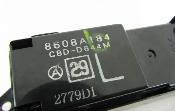 Electric window control switch