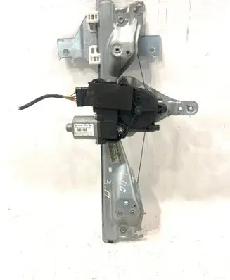 Peugeot 308 Rear door window regulator with motor 9680973680