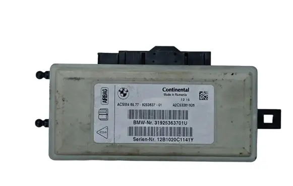BMW X5 E70 Airbag control unit/module 9253637 31925363701U 12B1020C1141Y