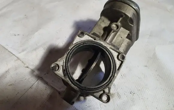 Volkswagen Touareg I Throttle valve 07Z128069A