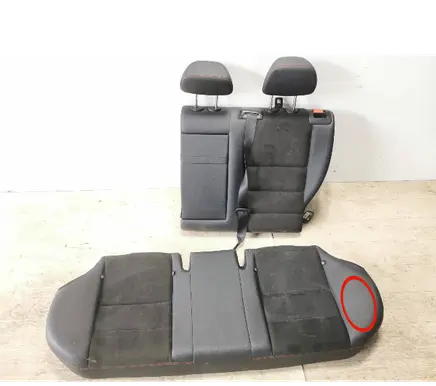 Mercedes-Benz C W204 Rear seat A2049200450 33062095c A2048601185