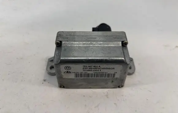 Volkswagen Touareg I ESP acceleration yaw rate sensor 7E0907652A 10098503034 448801001021