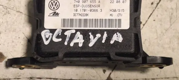 Skoda Octavia Mk2 (1Z) ESP acceleration yaw rate sensor 7H0907655A 10170103663 DC77H2220K