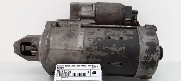 Mercedes-Benz ML W163 Starter motor 