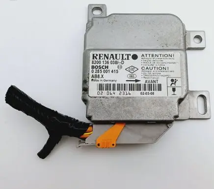 Renault Clio II Airbag control unit/module 8200136038D 0285001415