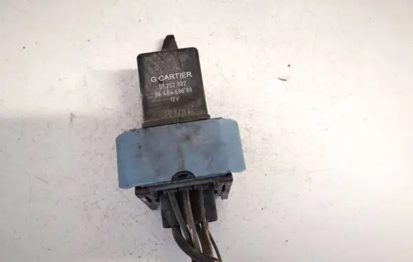 Peugeot 307 Glow plug pre-heat relay 9640469680 51252002