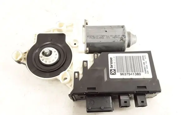 Citroen C5 Front door window regulator motor 9637541380