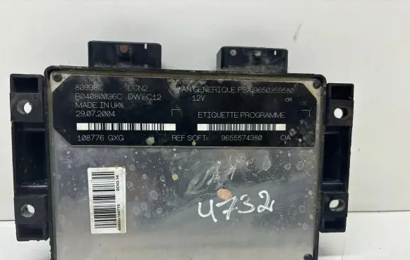 Peugeot Partner Engine control unit/module 80998C 9650359580 9655574380
