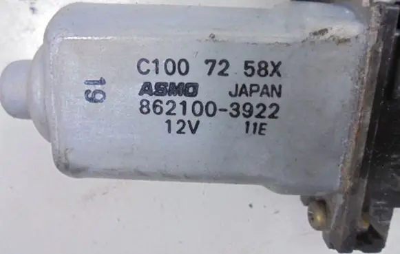 Mazda Premacy Rear door window regulator with motor 862100-3922