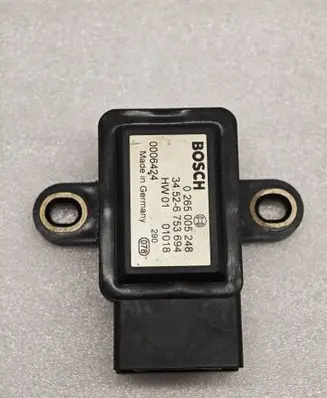 BMW 5 E60 E61 ESP acceleration yaw rate sensor 0265005248 0006424 6753694