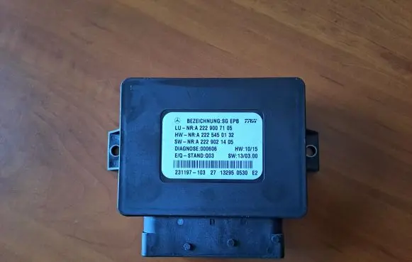 Mercedes-Benz S W222 Injection control unit/module A0009001505 A2C30401500