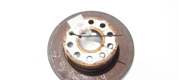 Skoda Octavia Mk2 (1Z) Rear brake disc neventiliuojamas