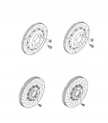 Audi RS6 C8 Brake discs and calipers set 4K0615301AD