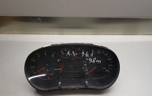 Audi A3 S3 8L Speedometer (instrument cluster) 8L0919860E