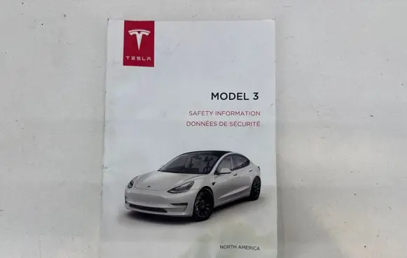 Tesla Model 3 Owners service history hand book