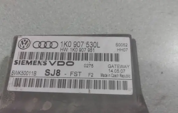 Volkswagen Caddy Gateway control module 1K0907530L 5WK50011B