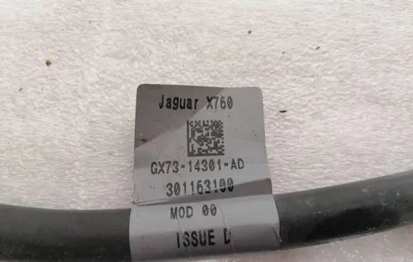 Jaguar XE Negative earth cable (battery) GX7314301AD 301163100