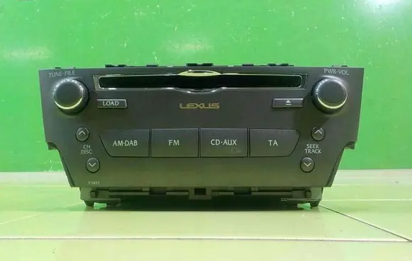 Lexus IS 220D-250-350 Radio/CD/DVD/GPS head unit 8612053C20 17AB105
