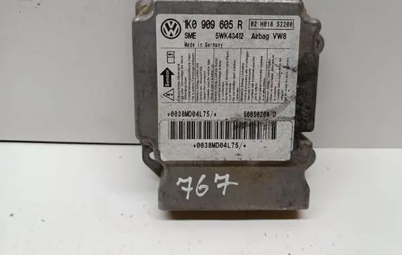 Volkswagen Golf V Airbag control unit/module 1K0909605R 5WK43412