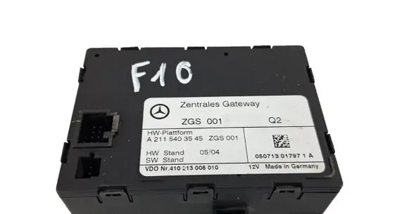 Mercedes-Benz C W203 Gateway control module A2115403545