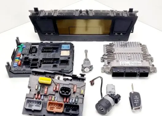 Citroen C4 I Picasso Engine ECU kit and lock set P9664365280 966405908001 9664055680
