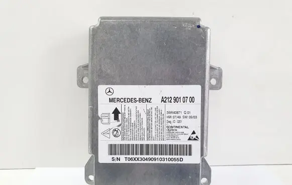 Mercedes-Benz E W212 Airbag control unit/module A2129010700 5WK43871