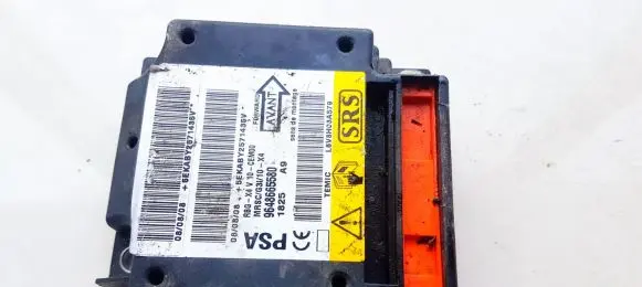 Citroen C5 Airbag control unit/module 9648665580 L6V8H08A579
