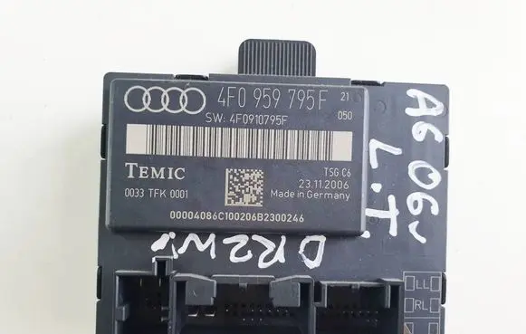 Audi A6 S6 C6 4F Door control unit/module 4F0959795E 4F0910795F 0033TFK0001