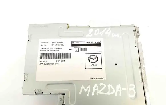Mazda 3 II GPS navigation control unit/module CRLM63F3JM BJN166DRX