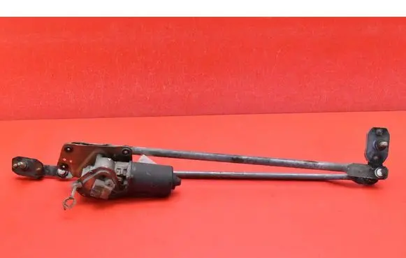 Front wiper linkage and motor