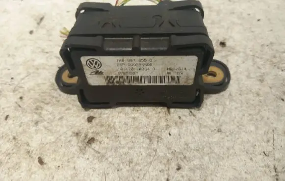 Audi A3 S3 8P ESP acceleration yaw rate sensor 1K0907655D CV760222FY 10170103663
