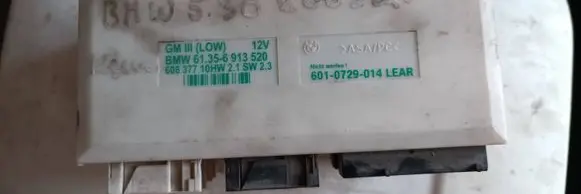 BMW 5 E39 Comfort/convenience module 61356913520 60837710H 6010729014
