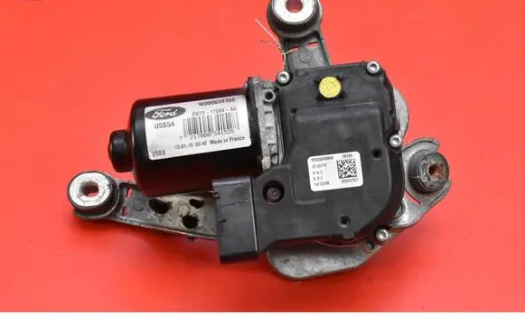 Front wiper linkage and motor
