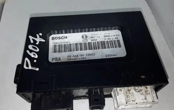 Peugeot 607 Parking PDC control unit/module 0263004089 9649604380 6002JC0355