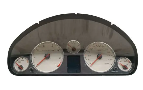 Peugeot 407 Speedometer (instrument cluster) 9658138480 A2C53106700 106700008762