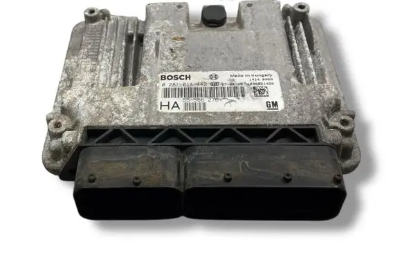 Opel Vectra C Engine control unit/module 55566276 0281014449