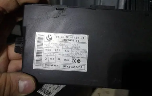Mini One - Cooper R56 Immobilizer control unit/module 5WK49513JBR 9147184 2072063153