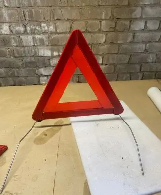 Volvo S70 V70 V70 XC Emergency warning sign 27R03278