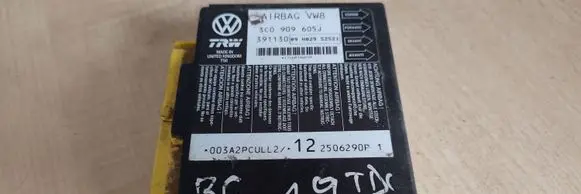 Volkswagen PASSAT B6 Airbag control unit/module 3C0909605J