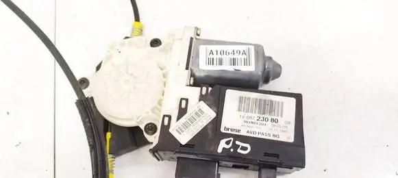 Front door window regulator motor