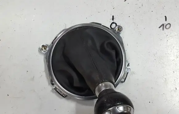 Gear lever shifter trim leather/knob