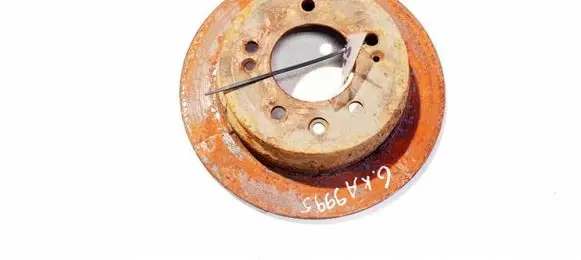 KIA Ceed Rear brake disc neventiliuojamas