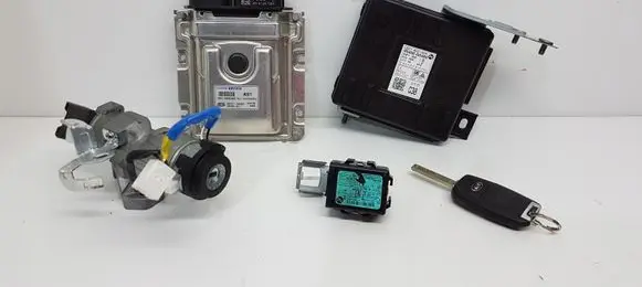 KIA Picanto Engine ECU kit and lock set 39107-04291