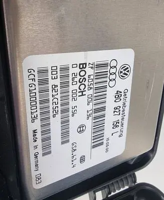 Audi A6 S6 C5 4B Gearbox control unit/module 4B0927156L 6058006136 0260002556