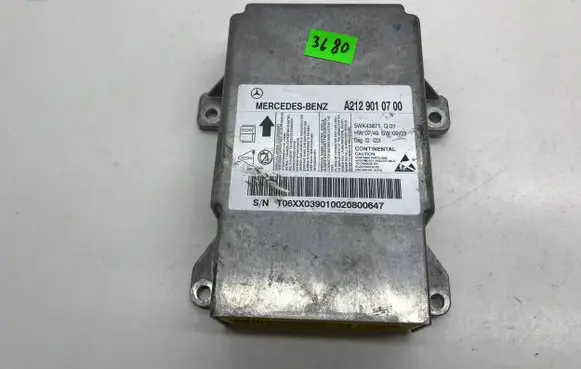 Mercedes-Benz E W212 Airbag control unit/module A2129010700 5WK43871