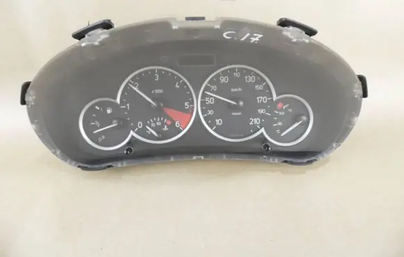 Peugeot 206 Speedometer (instrument cluster) 9651740680 YK0W3MA3 6105FE